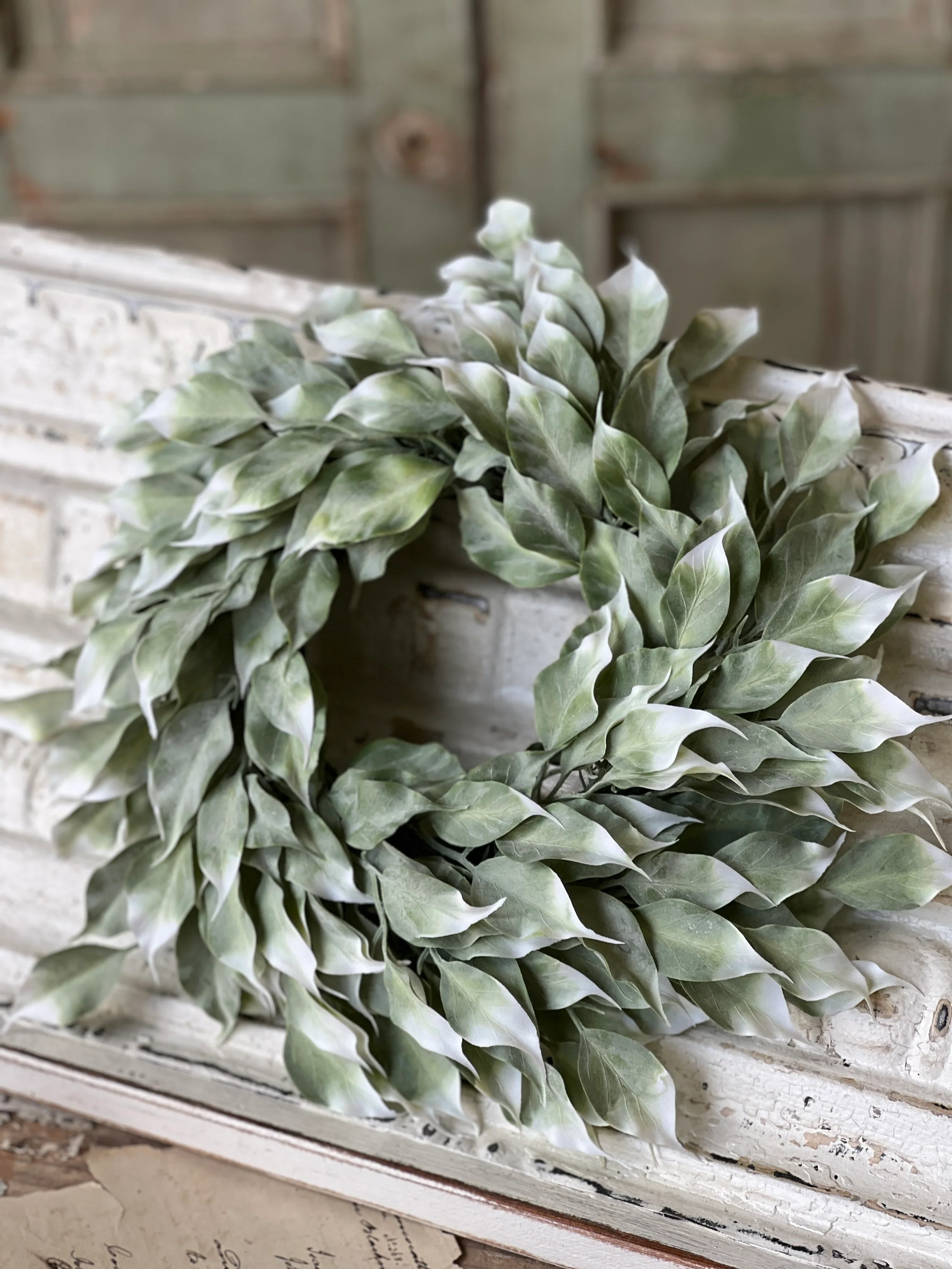 11" Gallivanting Greens Candle Ring - Image 6