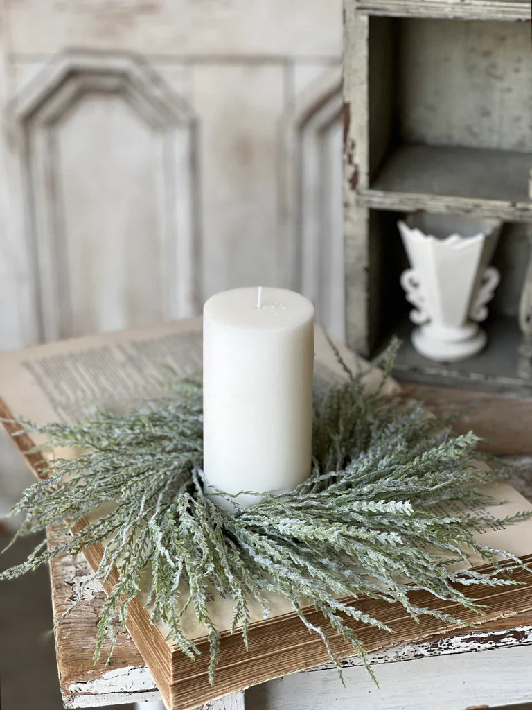 13" Ever After Sage Candle Ring - Image 3