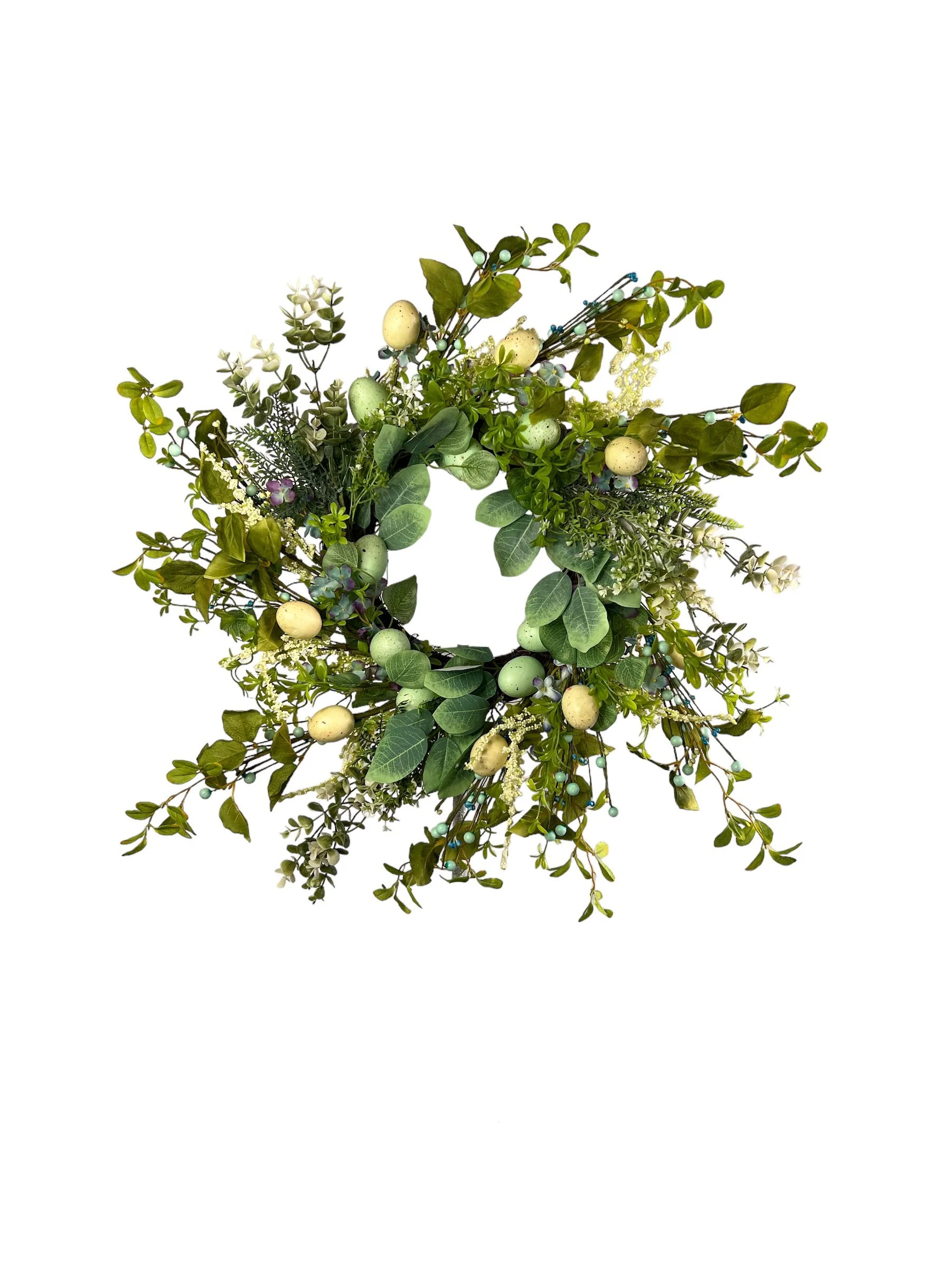 24" Spring Egg Wreath - Image 3