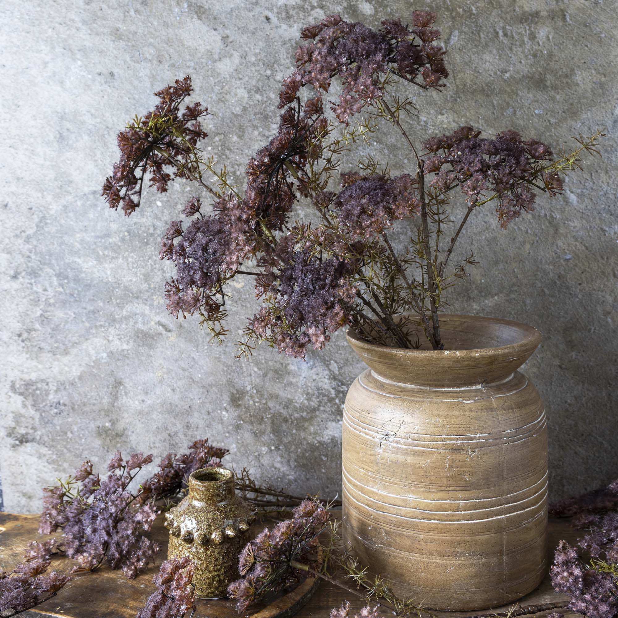 31" Purple Queen Anne's Lace Stem - Image 4