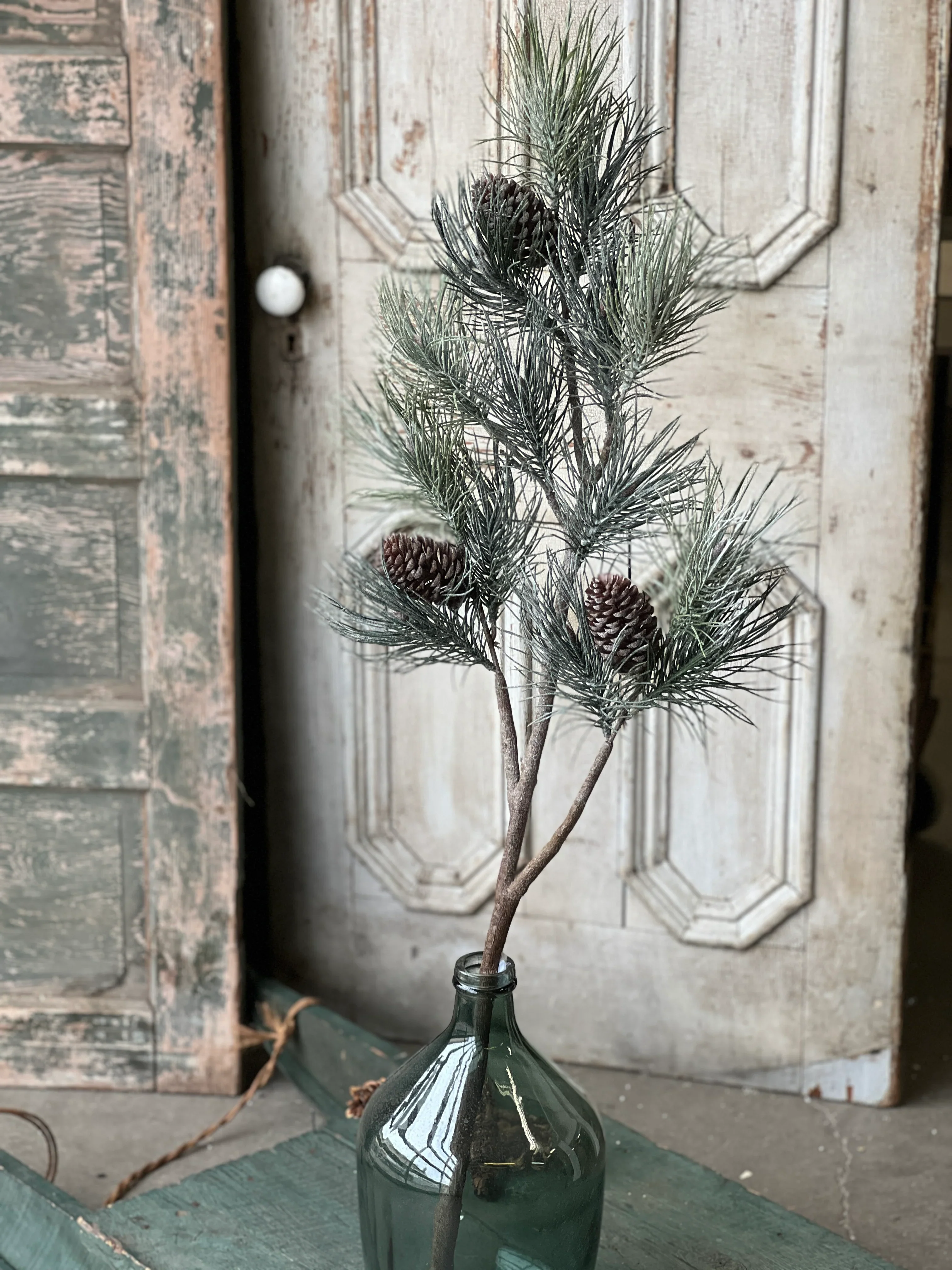 48" Frosted Emperor Pine Branch - Image 3