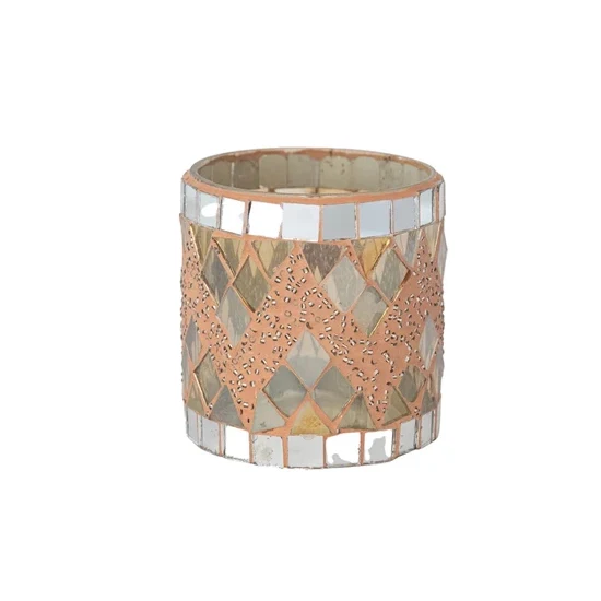 Glass Mosaic Tealight Votive Holder - Choose Style - Image 4