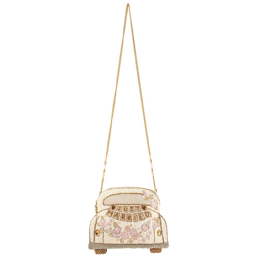 Mary Frances Just Married Beaded Car Image Crossbody Handbag - Image 4