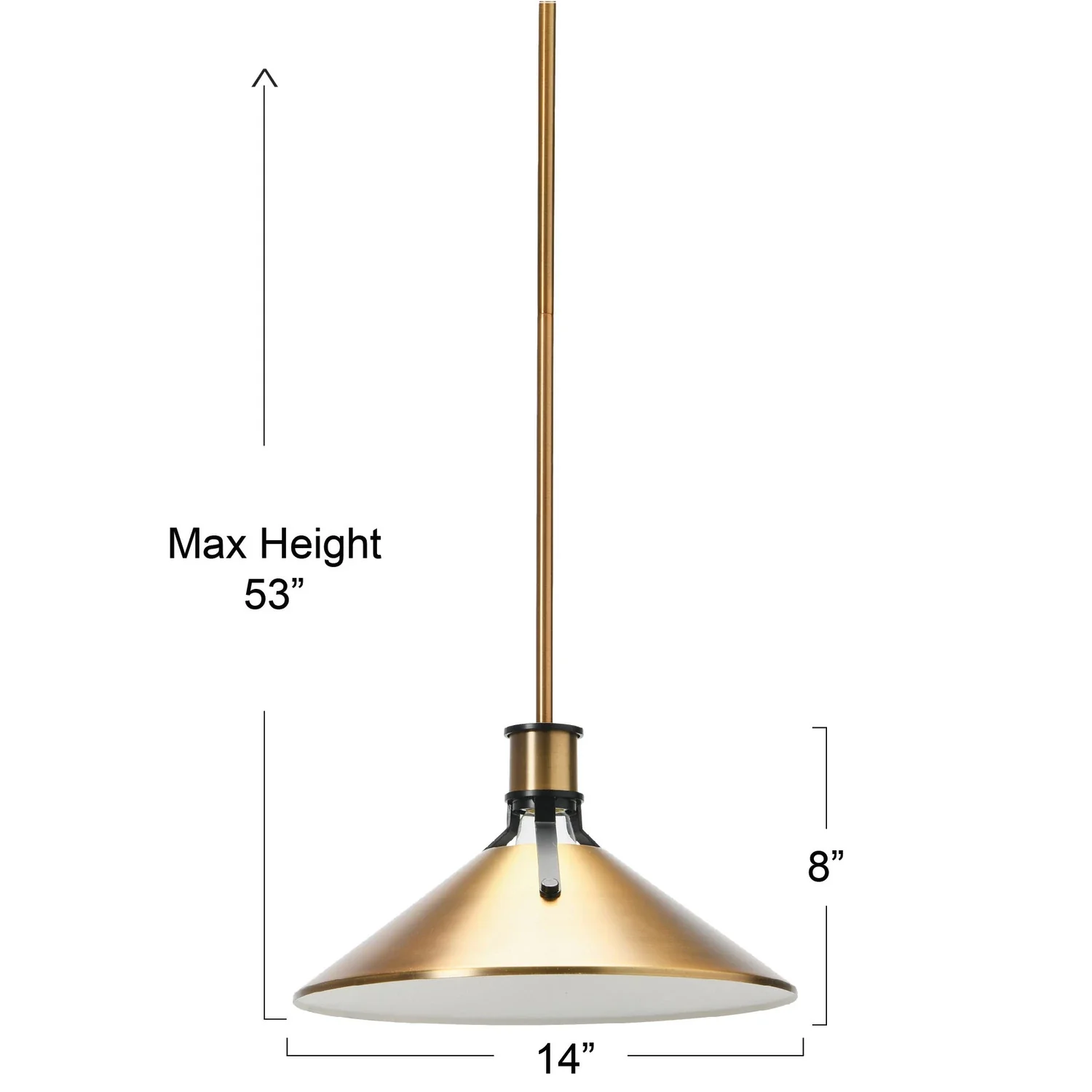 Robert Stevenson Lighting Silas Metal Ceiling Light - Image 6