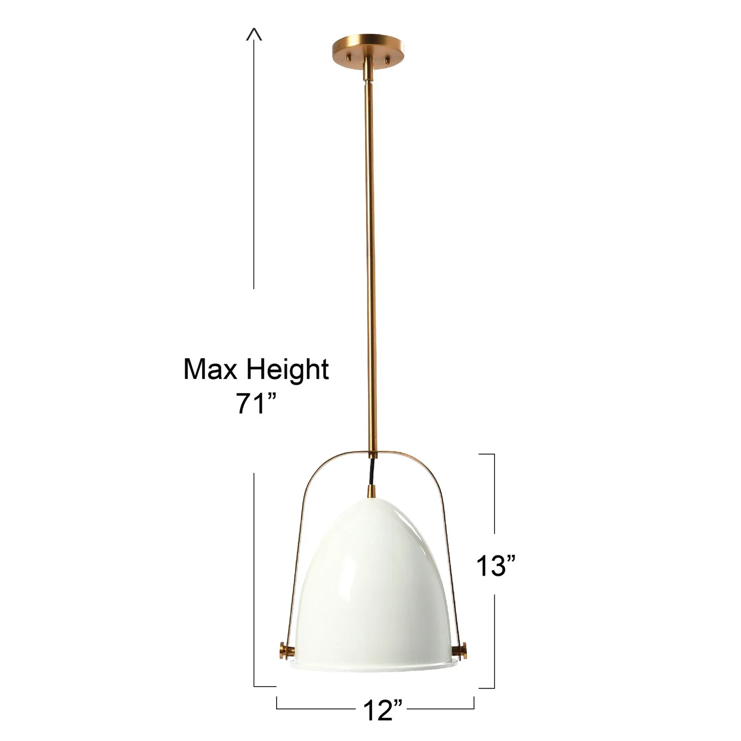 Robert Stevenson Lighting Zelda Metal Ceiling Light - Image 8
