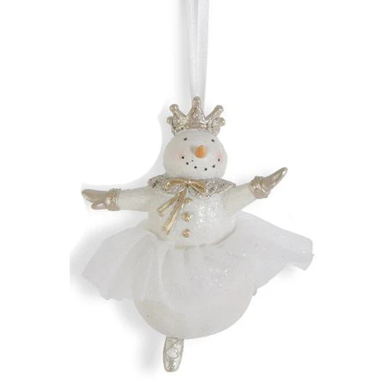 Snow Girl Ballerina Ornament - Choose Style - Image 3