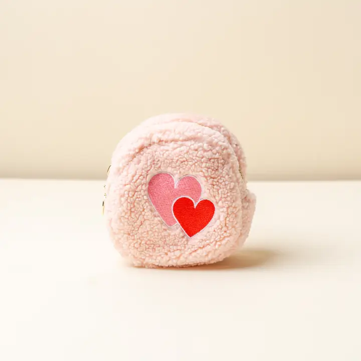 Teddy Circle Pouch - Heart - Image 3