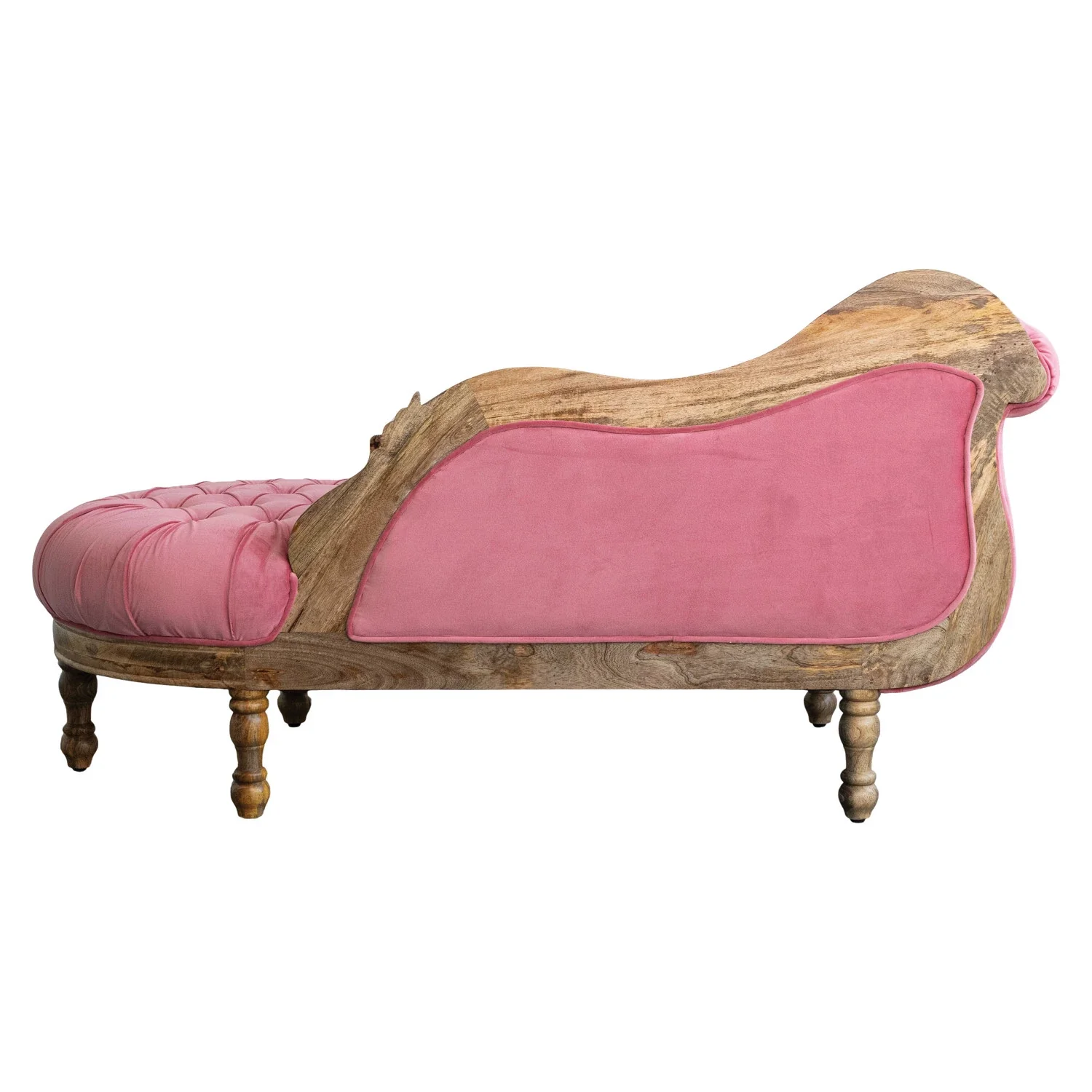 The Pink Velvet Chaise Lounge - Image 5