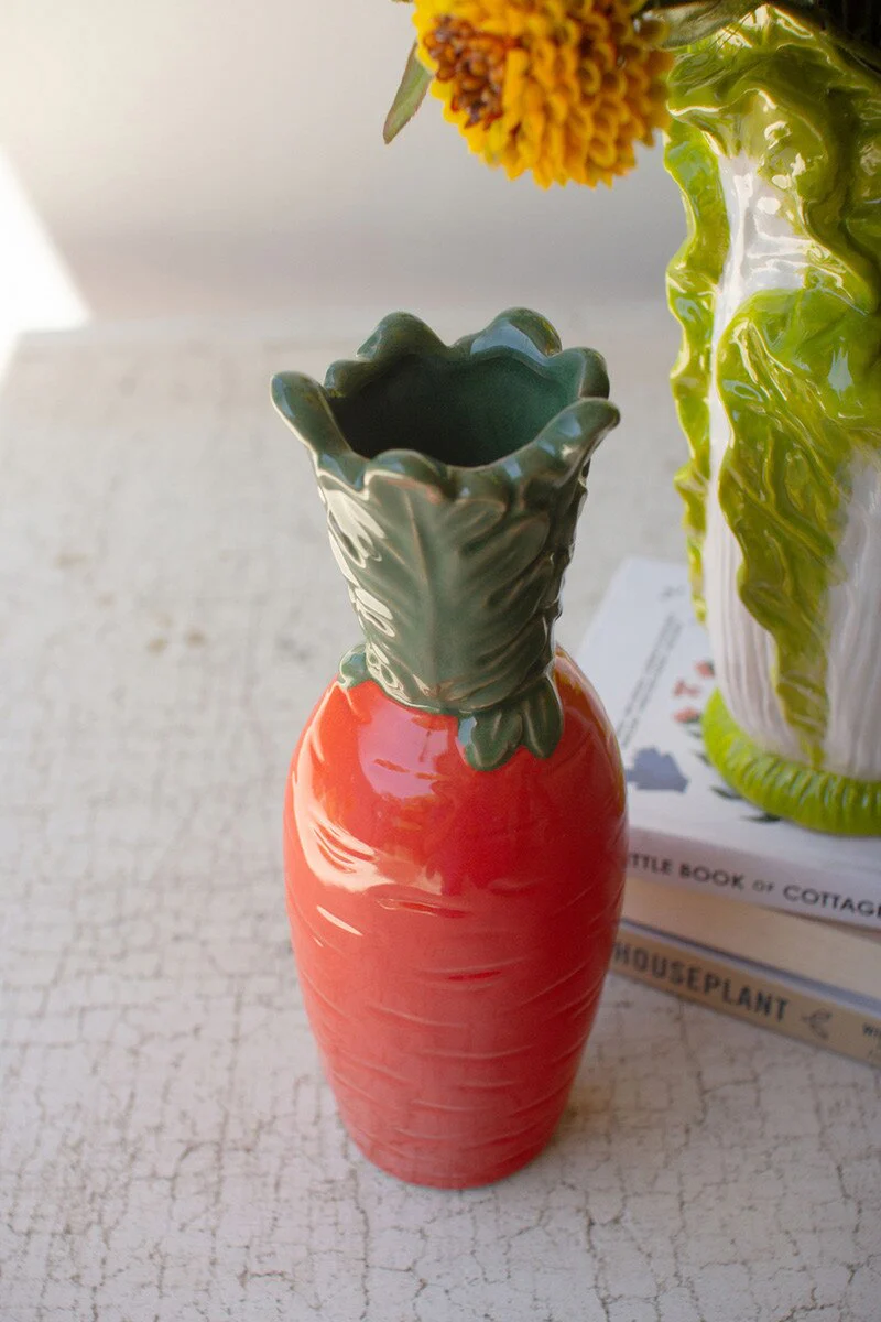 Vegetable Vase - Choose Lettuce or Carrot - Image 3