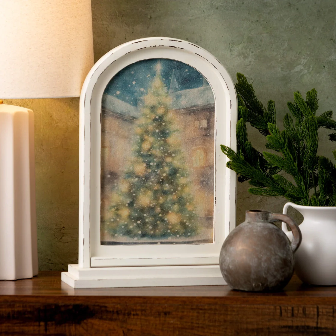Vintage Framed Holiday Scene - Choose Style - Image 3